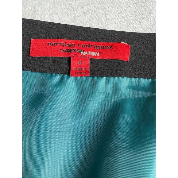 Narciso Rodriguez For Design Nation Women's Colorblock Pencil Skirt Size 6 - Picture 4 of 8